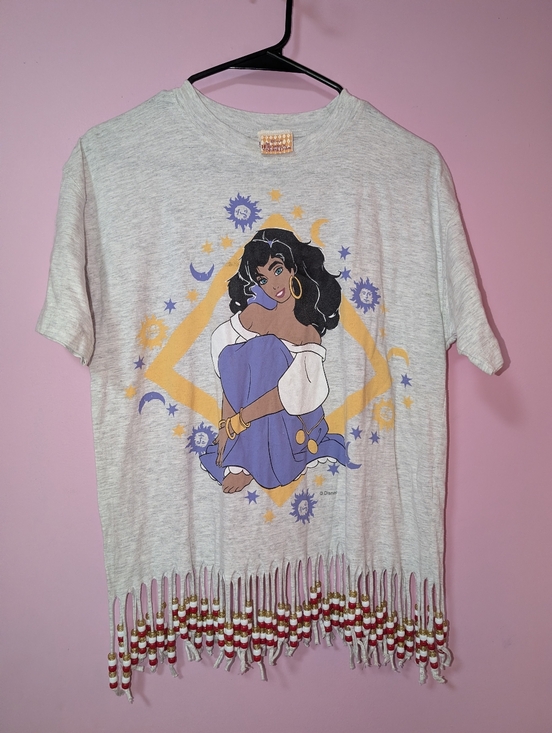 Disney Other - Vintage 90s Disney Esmeralda Hunchback Of Notre Dame Fringe T-Shirt